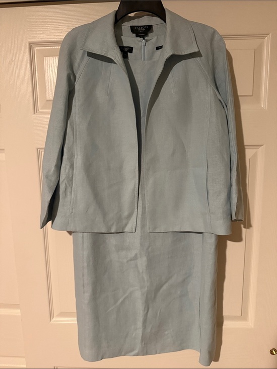 Talbots Dresses & Skirts - Talbots Pale Blue Two-Piece Skirt Suit